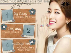 Công thức 4-2-4 giúp bạn có làn da trắng mịn như sao Hàn