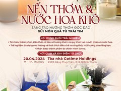 Workshop Nến Thơm Và Nước Hoa Khô 20-04