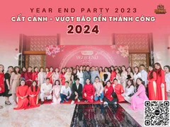 Tất niên 2023: VƯỢT BÃO ĐẾN THÀNH CÔNG - KHỞI ĐẦU 2024 NHIỀU ĐỔI MỚI