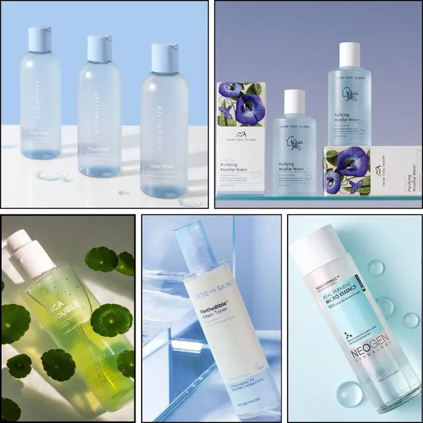 Gia công toner hoa đậu biếc cấp ẩm| Nhà máy gia công mỹ phẩm HAZEL