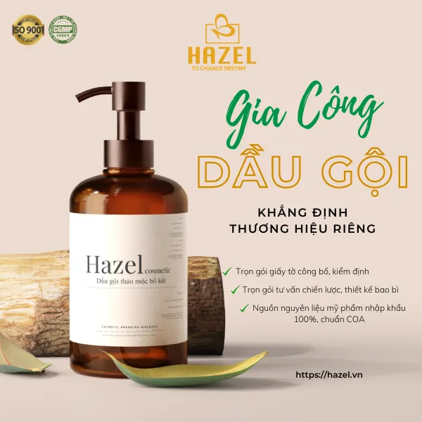 Gia công dầu gội bồ kết thảo mộc - “HÓA PHÉP” cho mái tóc mộc đẹp từ thiên nhiên