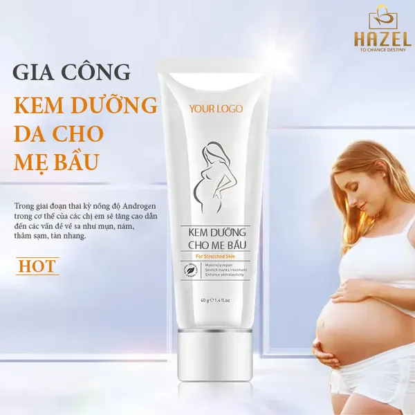 Gia Công Kem Dưỡng Da Cho Mẹ Bầu: Nhà Máy Gia Công Mỹ Phẩm Hazel