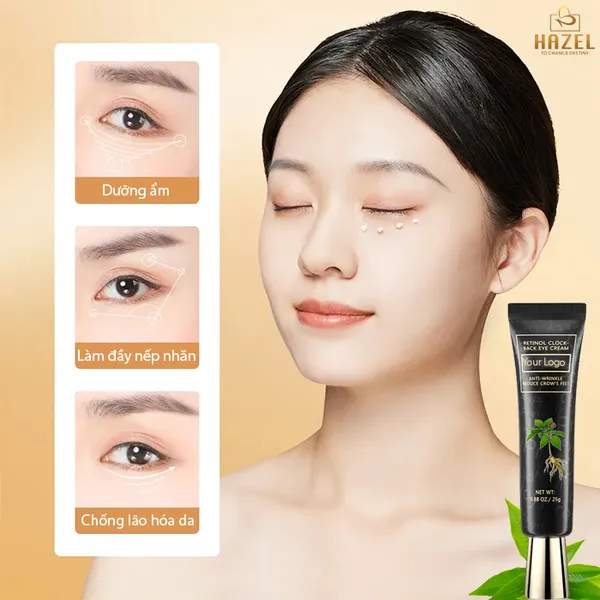 Sản Phẩm Gia Công Kem Dưỡng Mắt Nhân Sâm: Nhà Máy Gia Công Mỹ Phẩm HAZEL