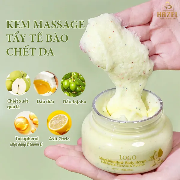 Gia công kem (Massage) tẩy tế bào chết da đầu: TỨC TỐC, HIỆU NGHIỆM