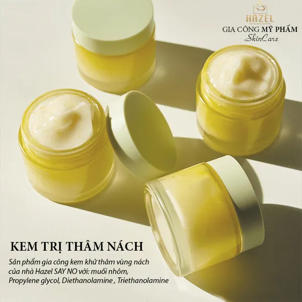 [VÉN MÀN] Công thức gia công kem khử thâm nách đặc biệt |Nhà máy gia công mỹ phẩm HAZEL