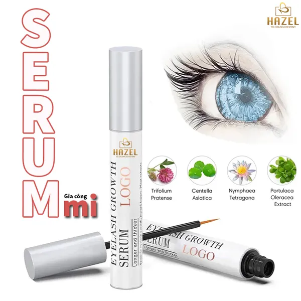 Gia Công Serum Dưỡng Mi: Nhà Máy Gia Công Mỹ Phẩm HAZEL
