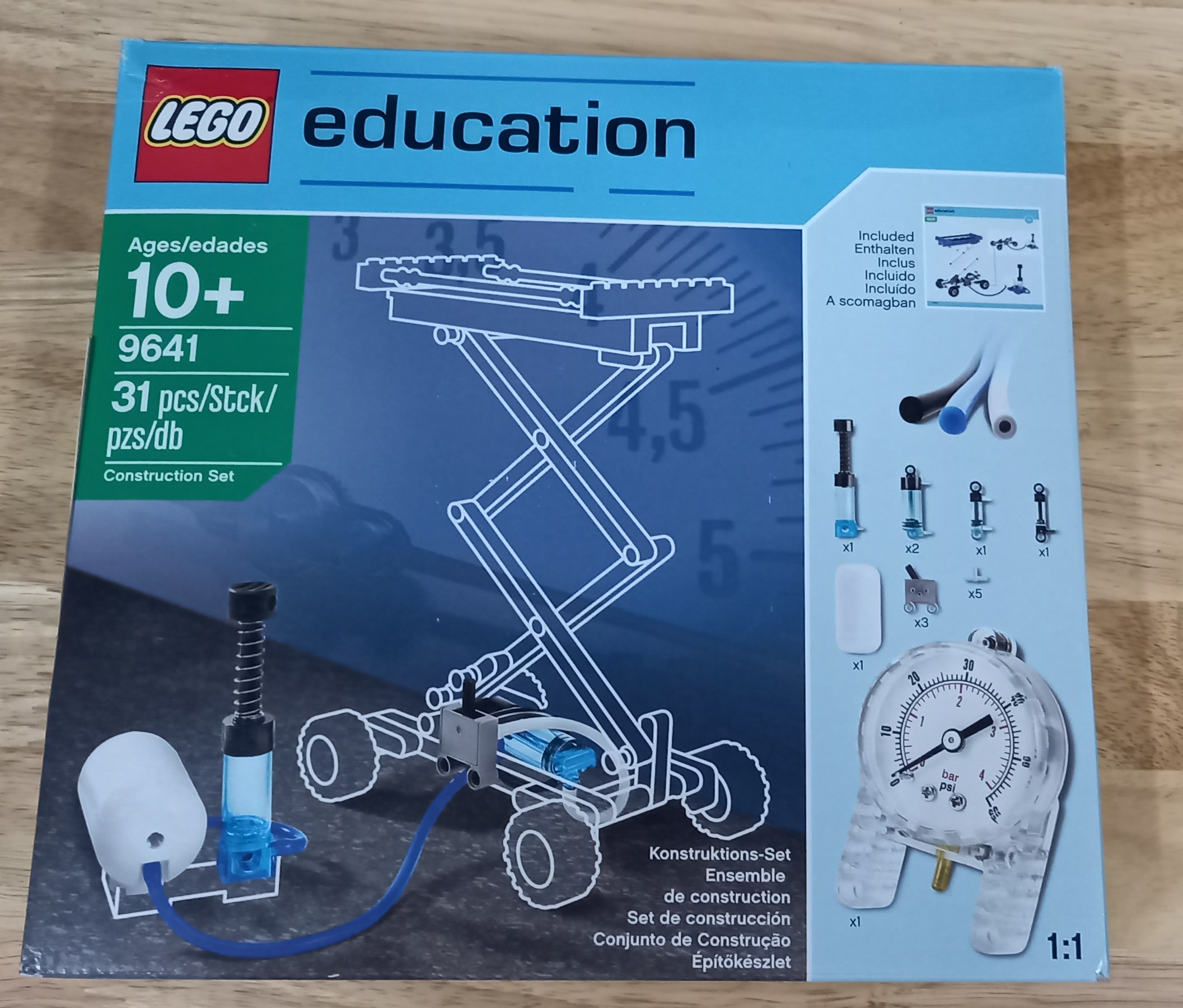 Bộ Lego Education 9641 Bộ khí và lực (bổ sung cho Lego 9686)