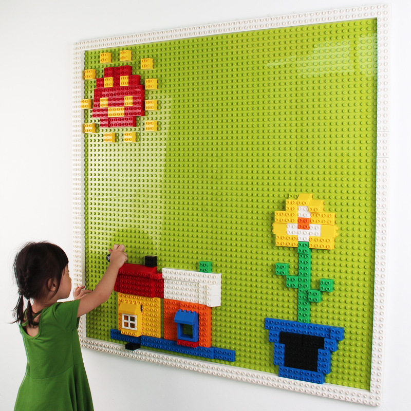 Tường Lego - Lego Dán Tường - Giáo Dục Mầm Non - Đồ Chơi Giáo Dục Sớm