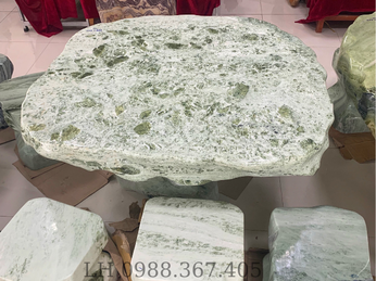 Mua bán bàn ghế đá tự nhiên nguyên khối đẹp tại Kon Tum