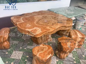 Địa chỉ uy tín cung cấp bàn ghế đá tự nhiên tại Hà Nội