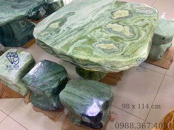 Cơ sở cung cấp bàn ghế đá tự nhiên sân vườn tại Thái Nguyên