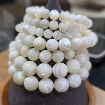 Vòng tay Vỏ Sò Ngọc Hoá Thạch 