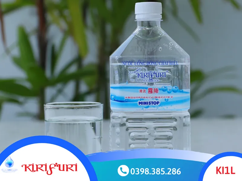 Lốc 6 chai nước uống KIRIFURI 01 lít Bến Tre