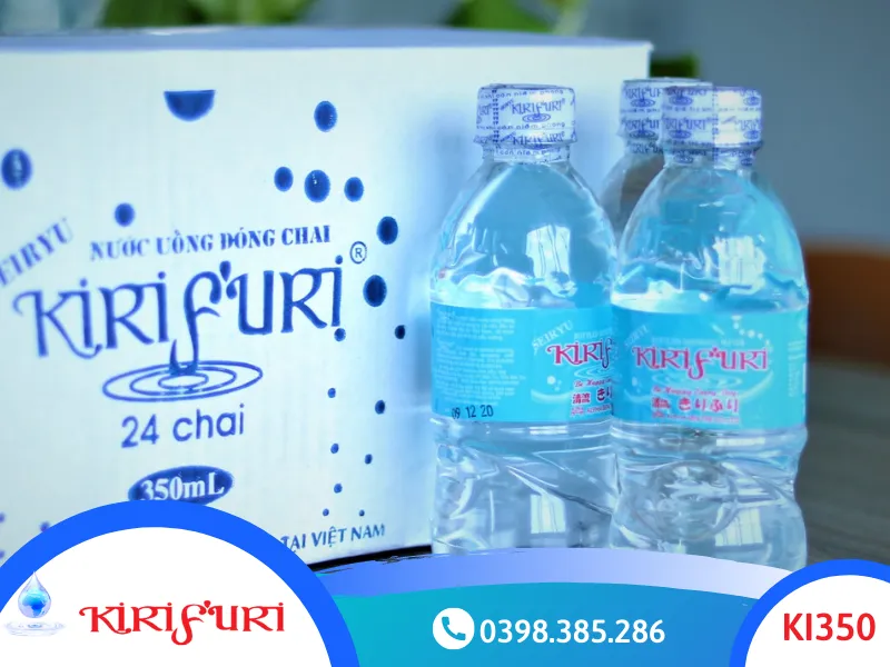 Nước uống đóng chai KIRIFURI 350ml Bến Tre
