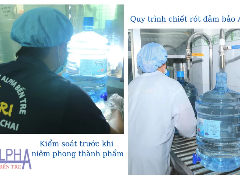 Alpha Bến Tre cung cấp nước uống đóng bình tinh khiết KIRIFURI