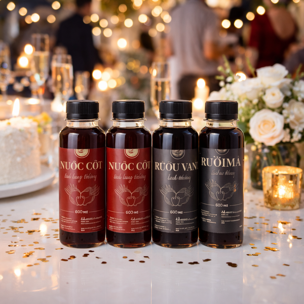 Combo 8 Chai Rượu và Nước Cốt Thanh Long