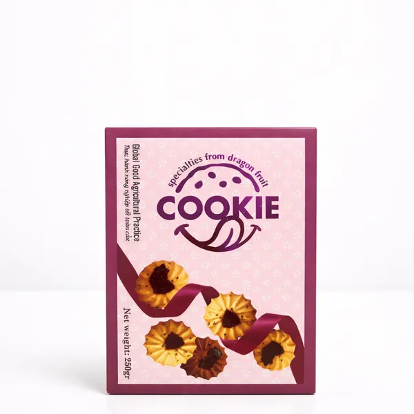 BÁNH QUY THANH LONG - COOKIE SPECIALTIES FROM DRAGON FRUIT  