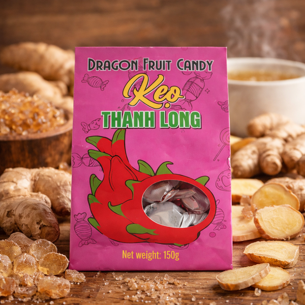 KẸO THANH LONG Vị Gừng 150G