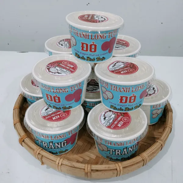 Kem thanh long tươi 