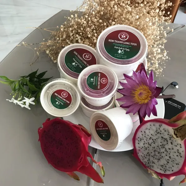 Kem thanh long tươi 