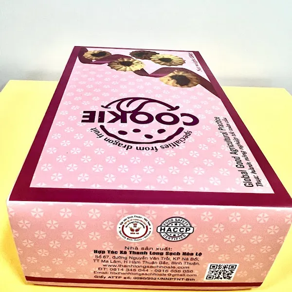 BÁNH QUY THANH LONG - COOKIE SPECIALTIES FROM DRAGON FRUIT  