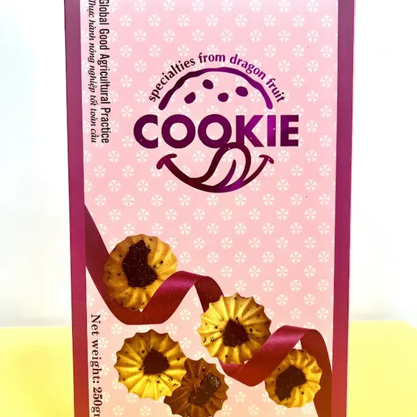 BÁNH QUY THANH LONG - COOKIE SPECIALTIES FROM DRAGON FRUIT  