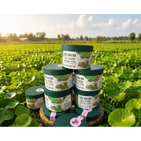Bột Rau Má Đậu Xanh