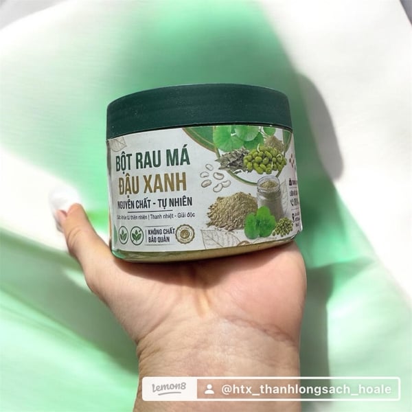 Bột Rau Má Đậu Xanh
