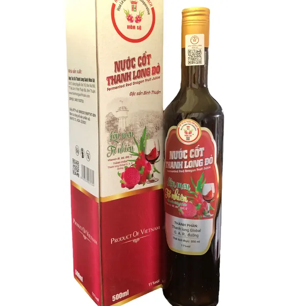 NƯỚC CỐT THANH LONG ĐỎ LÊN MEN TỰ NHIÊN 750ml