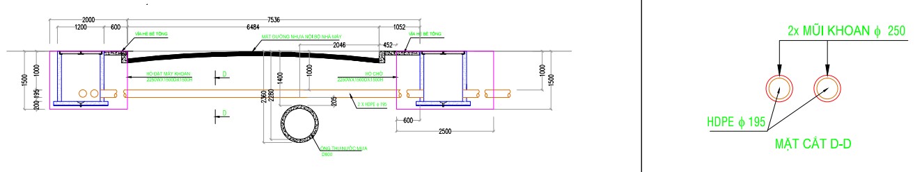 Thi công khoan HDD Thi công khoan HDD