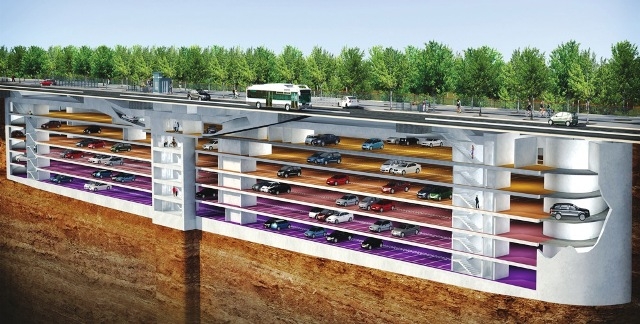 Công nghệ ngầm tiên phong - Bãi đậu xe an toàn trong không gian chật hẹp nhất