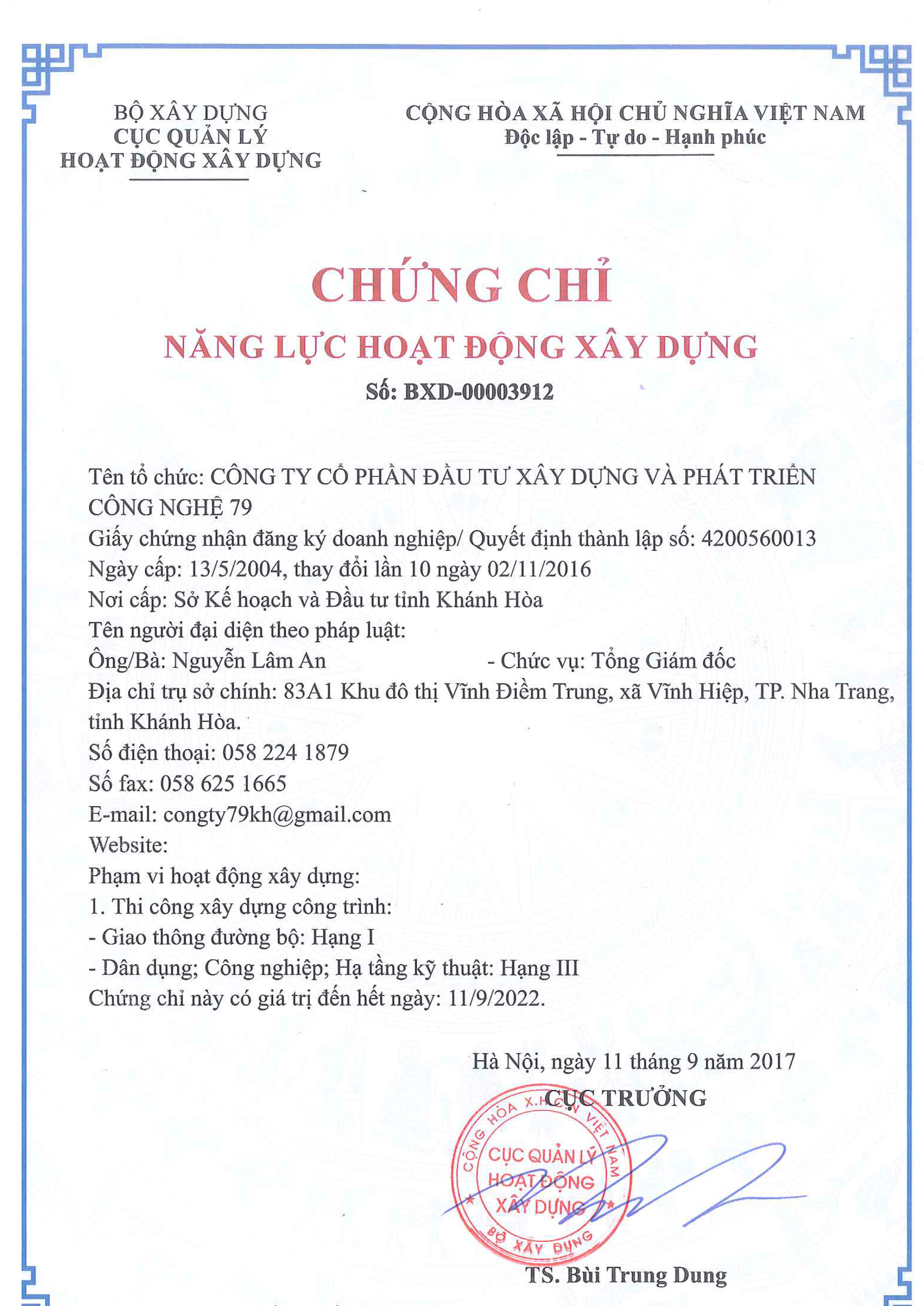 Dịch vụ soạn hồ sơ xin cấp chứng chỉ năng lực xây dựng