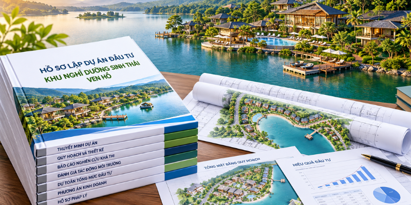 Hồ sơ dự án khu nghỉ dưỡng sinh thái ven hồ