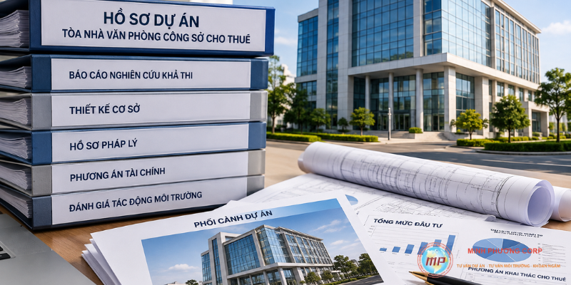 Hồ sơ dự án tòa nhà văn phòng công sở cho thuê