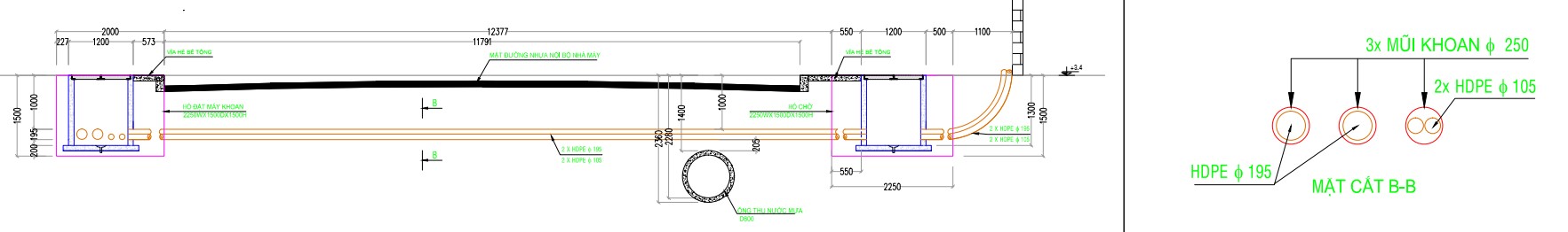 Thi công khoan HDD Thi công khoan HDD