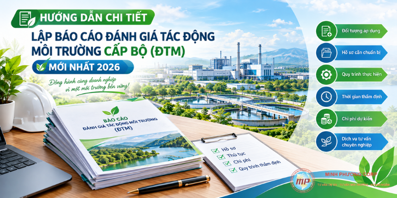 Lập báo cáo đánh giá tác động môi trường cấp Bộ