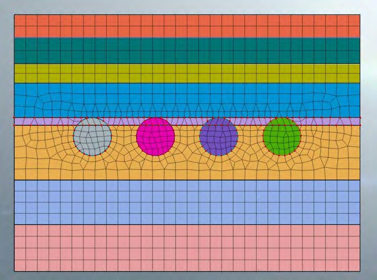 Schematic diagram of numerical 2D grid control Schematic diagram of numerical 2D grid control