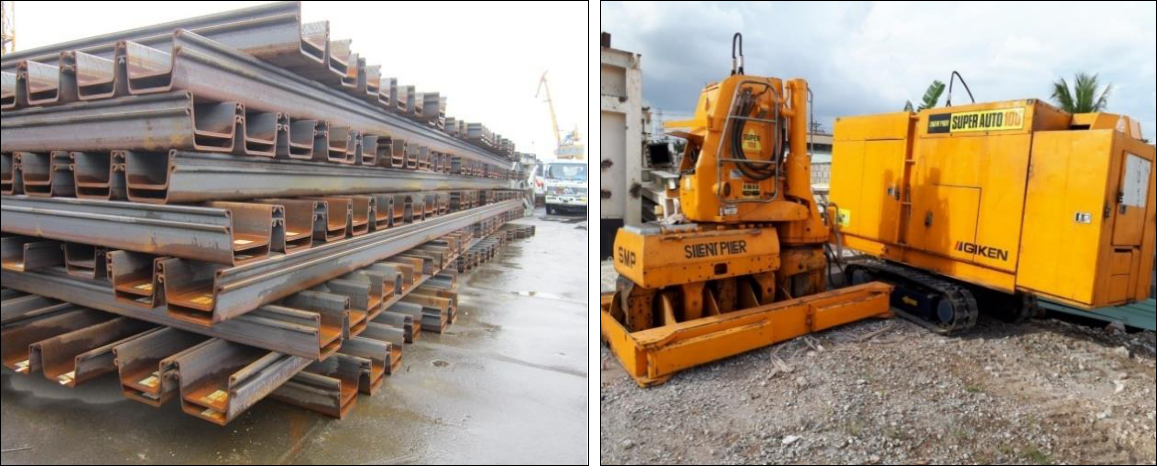 Sheet pile construction