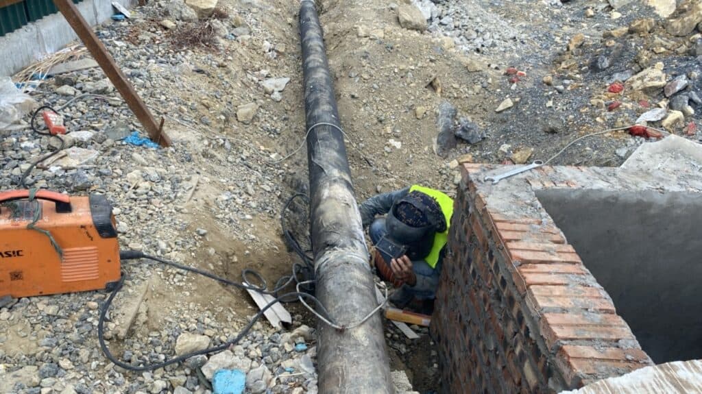 thi công tuyến ống Phú Mỹ - Cái Mép