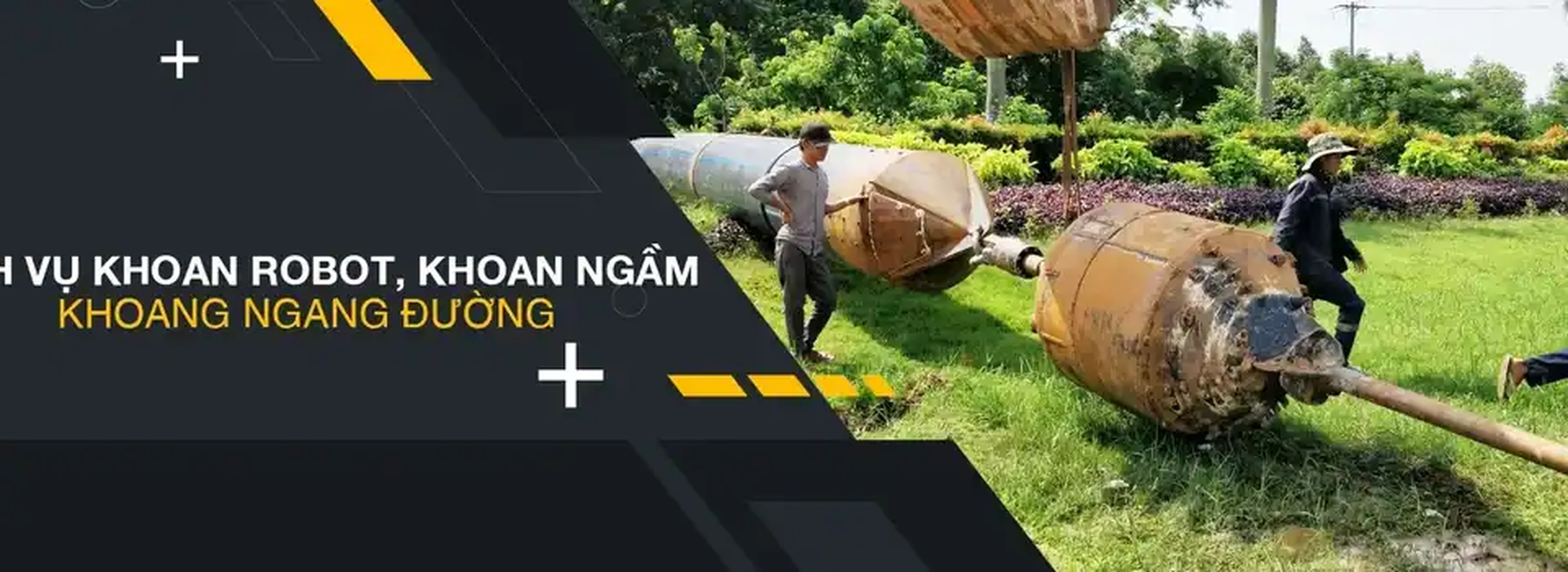 Dịch vụ khoan ngầm HDD, khoan ngầm robot chuyên nghiệp, uy tín, chất lượng cao