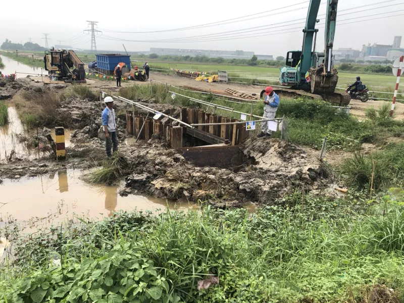CONSTRUCTION MEASURES OF SURROUND DRILLING 04 CW DN2600 PIPELINES