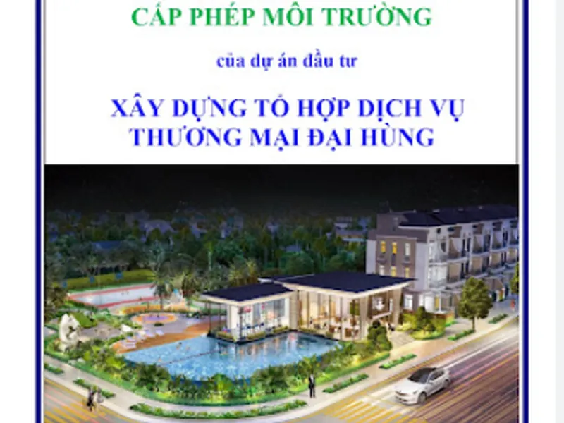 Hồ sơ xin cấp giấy phép môi trường khu nhà ở - Thủ tục xin giấy phép môi trường