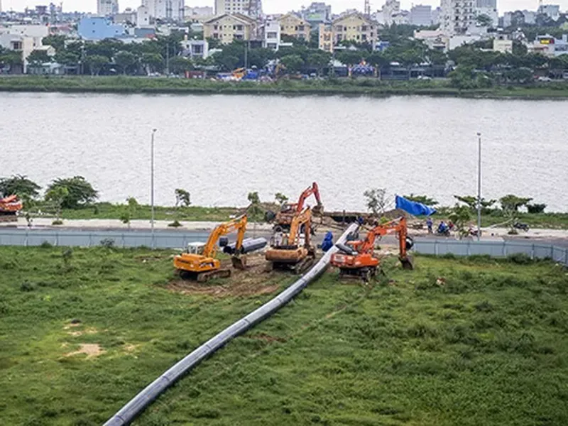 Phương pháp khoan định hướng  HDD khoan ngầm qua đường sông