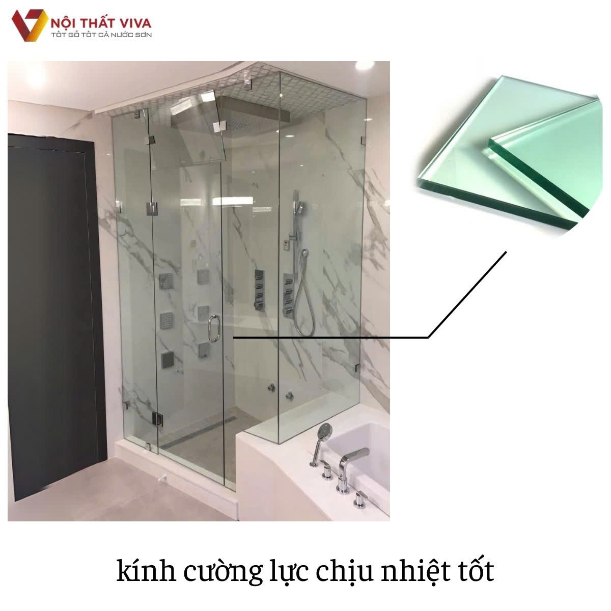 Phòng Xông Hơi Ướt Tại Nhà Kết Hợp Phòng Tắm Kính Cường Lực