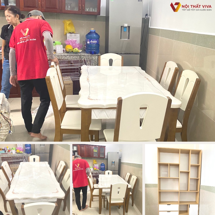 10+ mẫu bàn ăn nguyên khối bán chạy nhất, giá gốc siêu lời