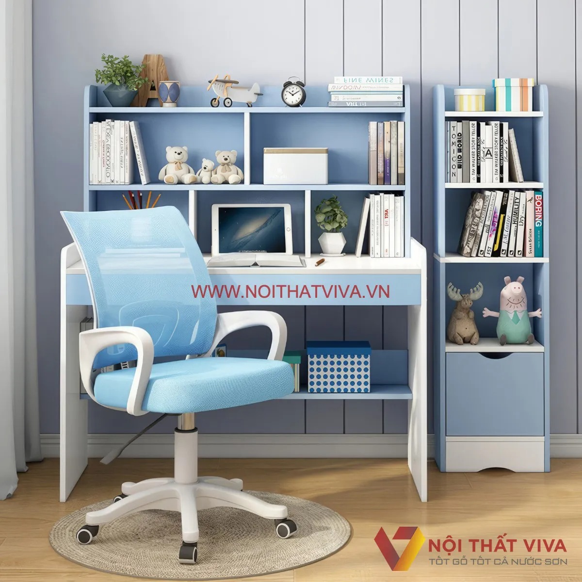 10+ Mẫu bàn học cho học sinh cấp 3 đẹp, hiện đại và tiện lợi nhất 2025