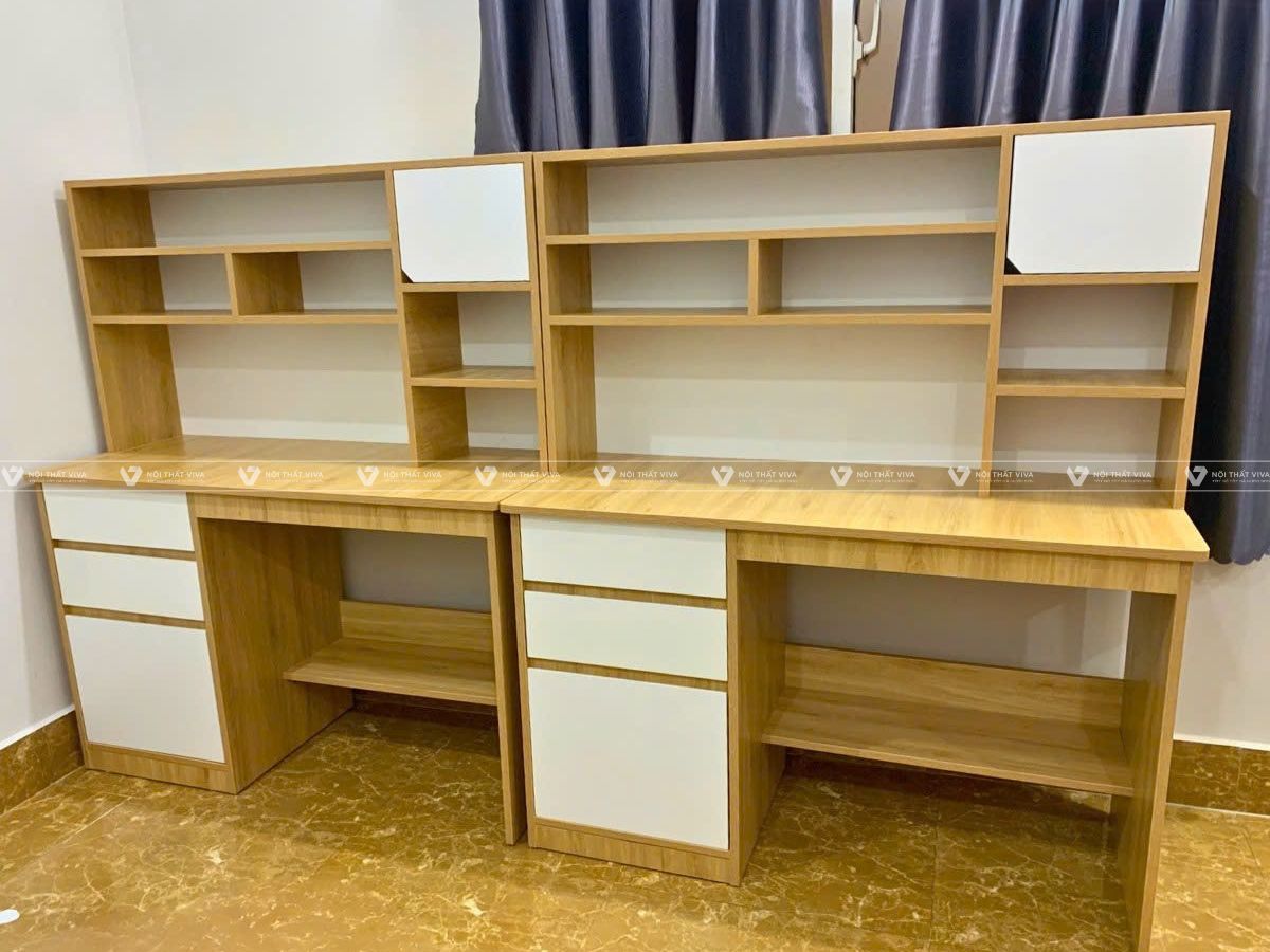 10+ Mẫu bàn học cho học sinh cấp 3 đẹp, hiện đại và tiện lợi nhất 2025