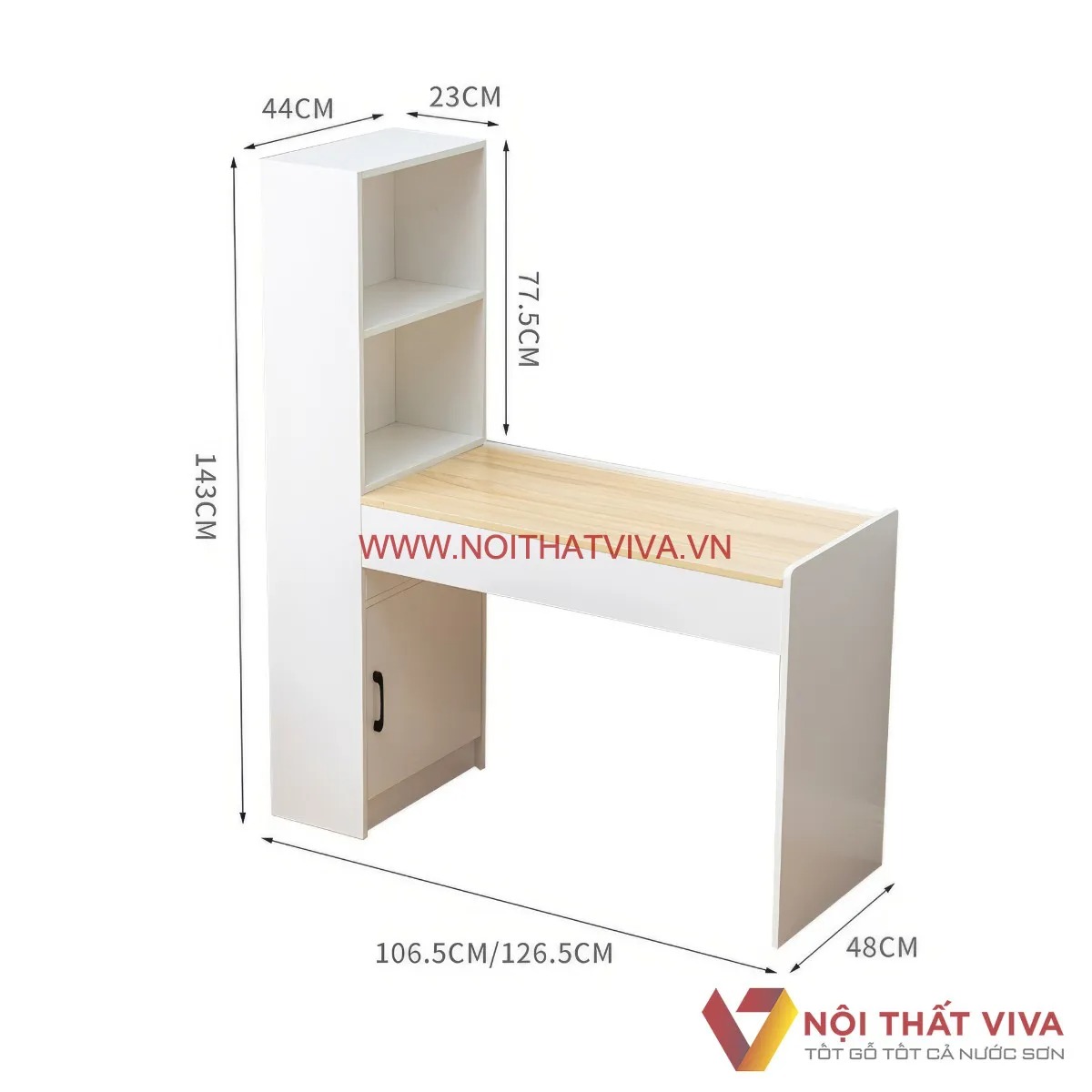 10+ Mẫu bàn học cho học sinh cấp 3 đẹp, hiện đại và tiện lợi nhất 2025