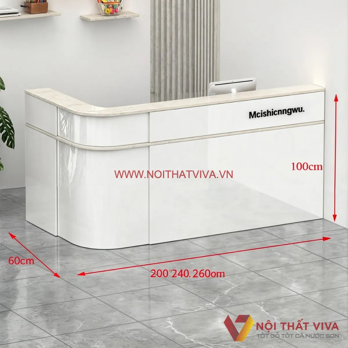 10+ mẫu quầy lễ tân spa hiện đại, chuẩn gu thẩm mỹ spa cao cấp