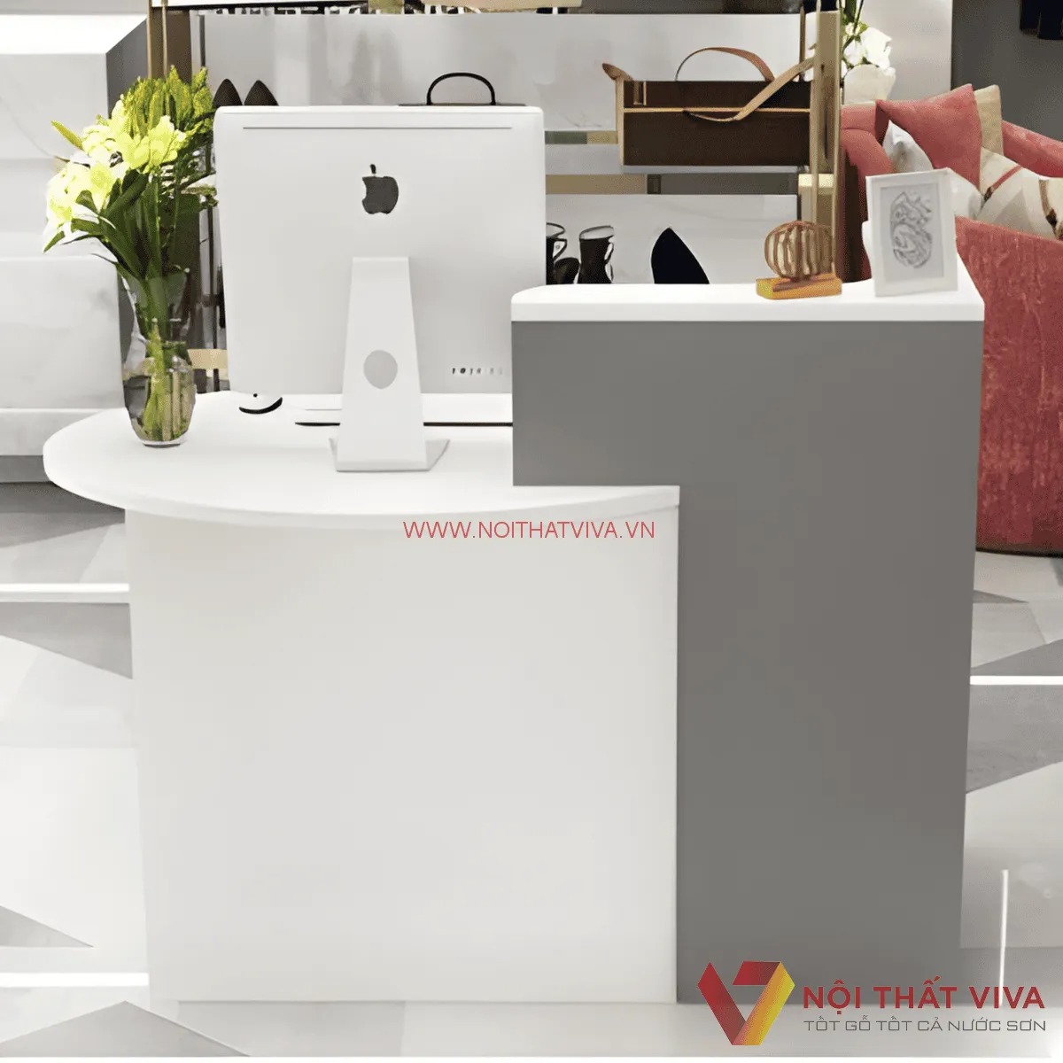 10+ mẫu quầy lễ tân spa hiện đại, chuẩn gu thẩm mỹ spa cao cấp